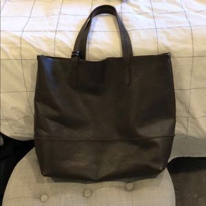 j crew leather bag